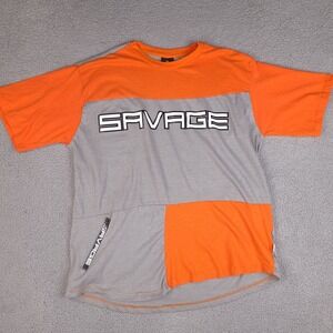 Red Ape T-Shirt Mens 2XL Gray Savage Short Sleeve Pocket (See Description)‎ A2